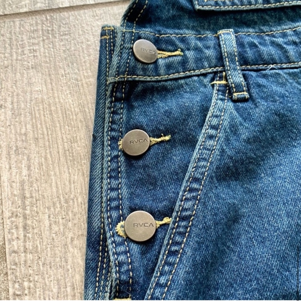- 🦋 RVCA SLOUCHER DENIM OVERALLS FOR WOMEN 🦋 - Picture 4 of 6